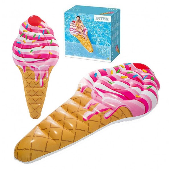 INTEX ΦΟΥΣΚΩΤΟ ΣΤΡΩΜΑ ΘΑΛΑΣΣΗΣ ΠΑΓΩΤΟ ΧΩΝΑΚΙ 224X107CM